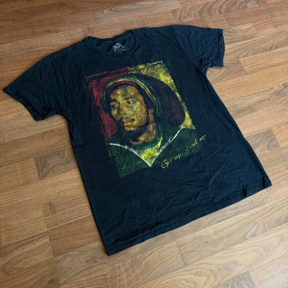 Black Bob Marley Graphic T-Shirt - Picture 7 of 8